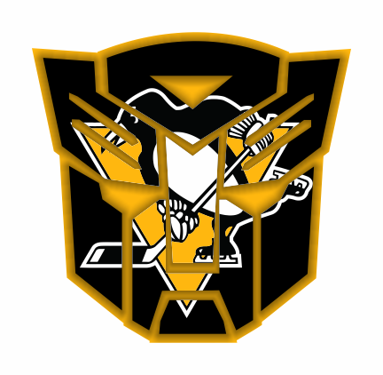 Autobots Pittsburgh Penguins logo iron on paper